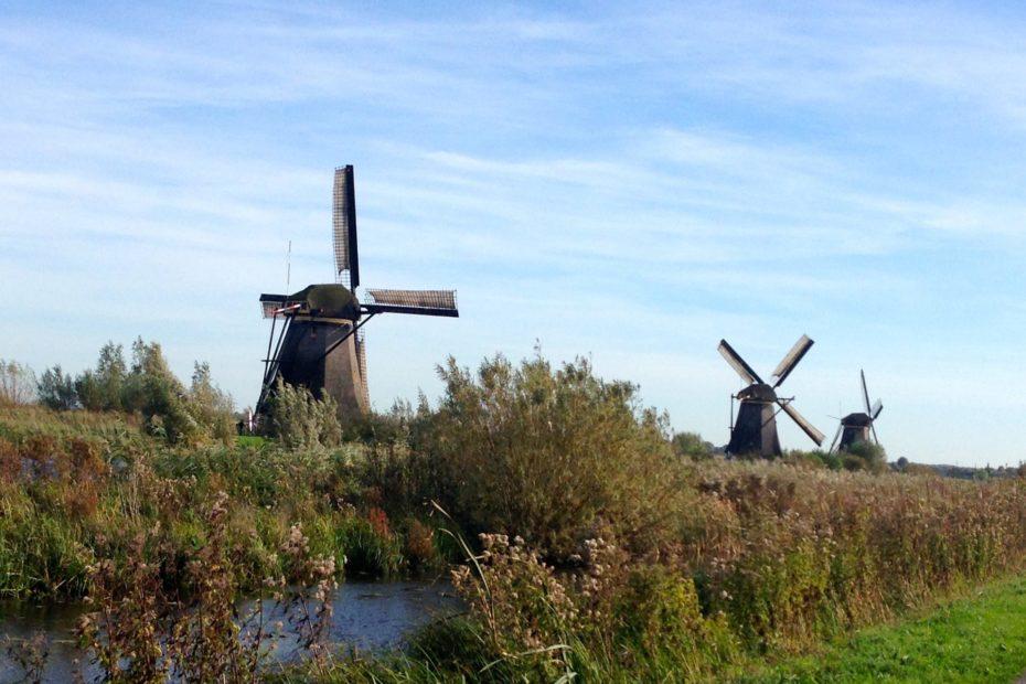 Die Windmühlen von Kinderdijk