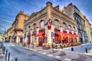 Cafe in Bordeaux, Frankreich