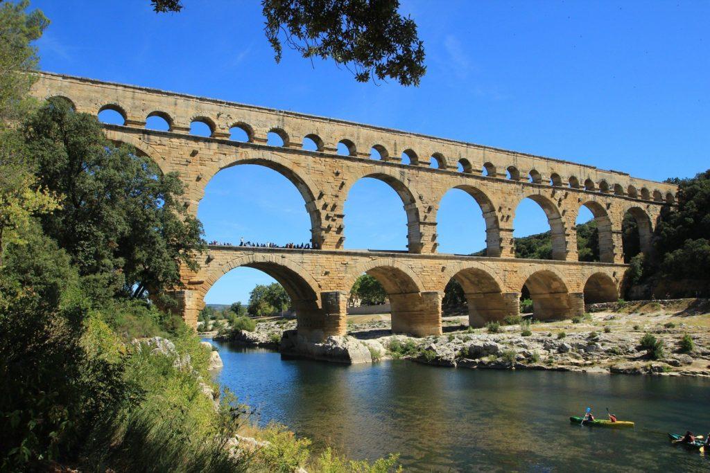Pont du Gard im Languedoc, Südfrankreich