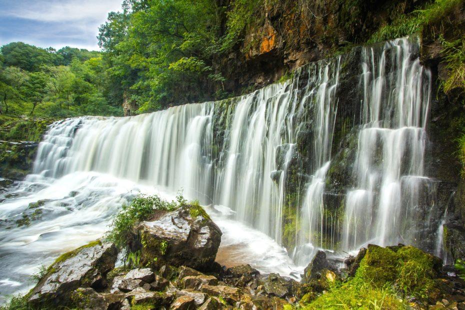 Wasserfall, Wales, Großbritannien