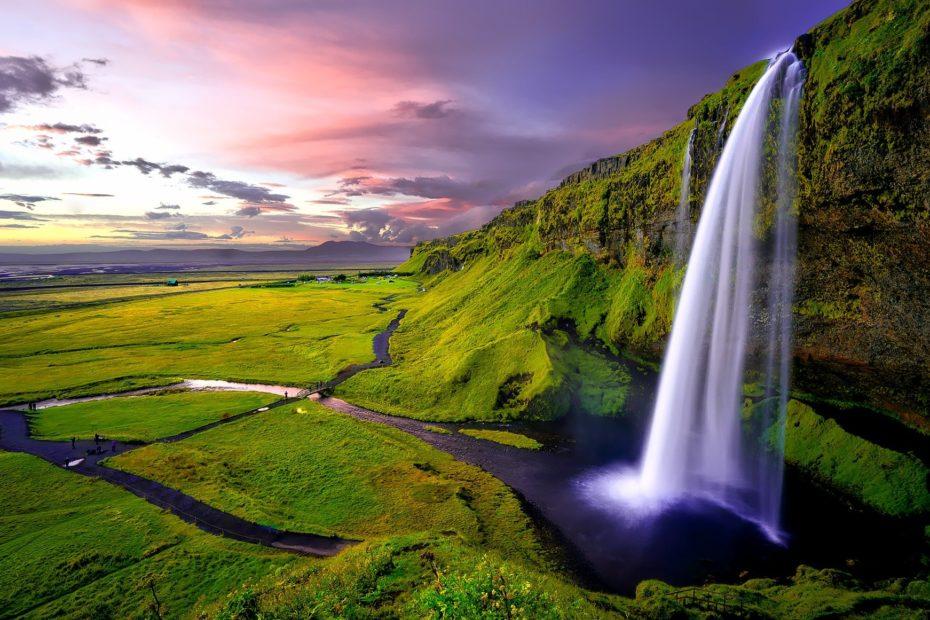 Island, Wasserfall Seljalandsfoss