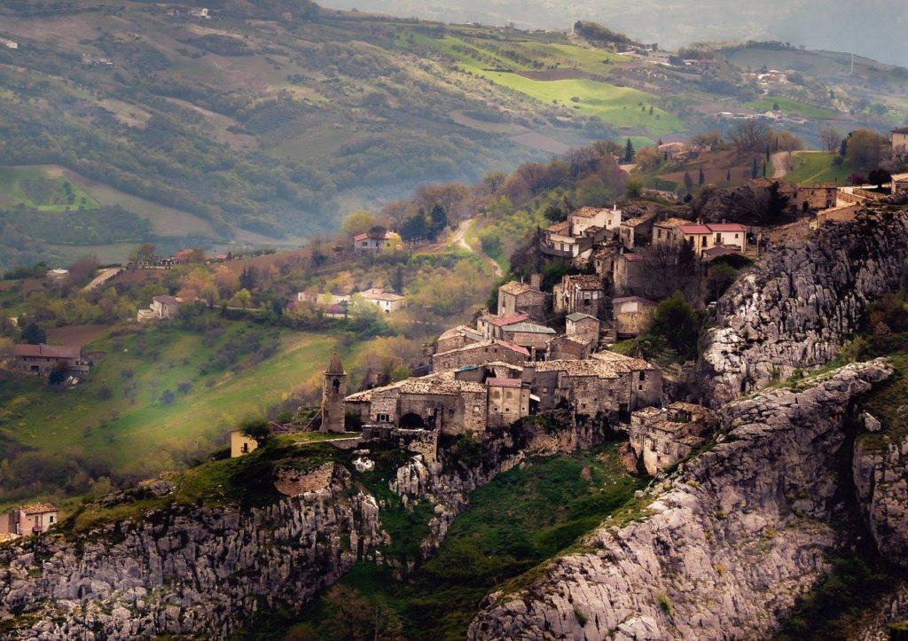 Landschaft in Abruzzen, Italien
