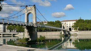 Städtereise Frankreich: Lyon, Brücke über die Rhone 